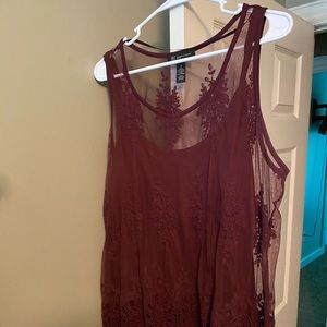 INC lace tank top